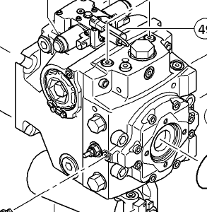 CLAAS LEXION 4 SERIES 5 SERIES - PART EXCHANGE -HYDROSTATIC PUMP, HYDROSTATIC MOTOR