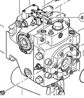 CLAAS LEXION 4 SERIES 5 SERIES - PART EXCHANGE -HYDROSTATIC PUMP, HYDROSTATIC MOTOR